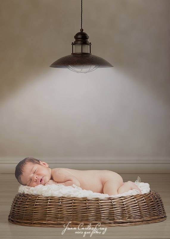 Bebe dormido luz
